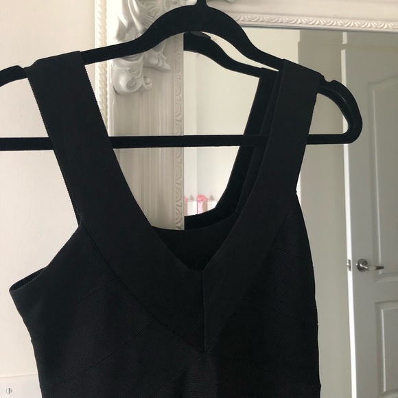 Tristan Black Bandage Dress - Picture 3 of 4